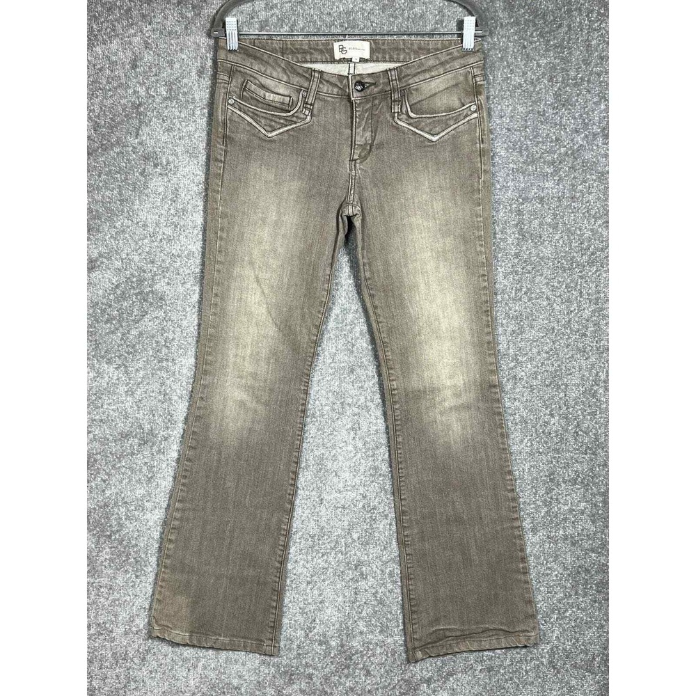 BCBGeneration Jeans Womens‎ Size 29 Brown Denim Stretch Bootcut 5 Pocket